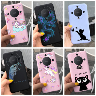 เคสโทรศัพท์มือถือ ลายการ์ตูนแมวมังกรน่ารัก สําหรับ Honor X9 X9a 5G ANY-NX1 RMO-NX1 HonorX9 HonorX9a 5G 2023