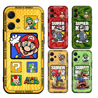 เคส xiaomi POCO F3 C40 M5 M4 M3 X3 X4 NFC GT Pro นิ่ม ลาย Mario luig สําหรับ