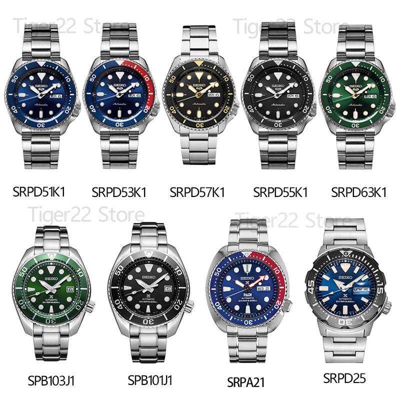 Seiko Watch ใหม่ล่าสุด  Seiko 5 SPORT SRPD51K1 SRPD53K1 SRPD55K1 SRPD57K1 SRPD61K1 SRPD63K1 SRPC51J1 SRP601J1 SRPD25K1 SRPA21J1 SPB101J1 SPB103J1 SRP599J1 นาฬิกา ไซโก้ นาฬิกา Seiko prospex  monster presage automatic นาฬิกากลไกอัตโนมัติ นาฬิกาสายเหล็ก