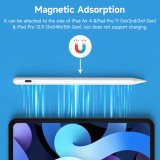 (ส่งจากไทย)[สำหรับTablet] รุ่น PEN ปากกาสำหรับ gen9 8,7,6,10.2 Air4,5 วางมือ+แรเงาได้ ผลไม้หลังเครื่อง ใช้งานง่าย