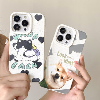 เคสโทรศัพท์มือถือ ลายแมว ย่อยสลายได้ สําหรับ iPhone15 ProMax 14ProMax 13 iPhone11 12 ProMax XS Max