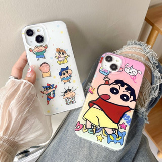 การ์ตูนอะนิเมะ Crayon Shin-chan น่ารักกรณีโทรศัพท์ใหม่ สําหรับ iPhone 14Pro max case 13Pro max 12Pro max 14Pro 13Pro 12Pro 11 12 13 14 case