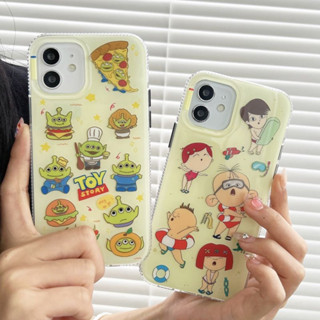 เคสโทรศัพท์มือถือ PC แข็ง ลายการ์ตูนมอนสเตอร์ตัวน้อยน่ารัก สําหรับ iPhone 14Pro max case 13Pro max 12Pro max 14Pro 13Pro 12Pro 11 12 13 14 case