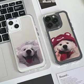 เคสโทรศัพท์มือถือ ป้องกันกล้อง ลายสุนัข หมี สตรอเบอร์รี่ สําหรับ iPhone 14 13 12 11 Pro Max