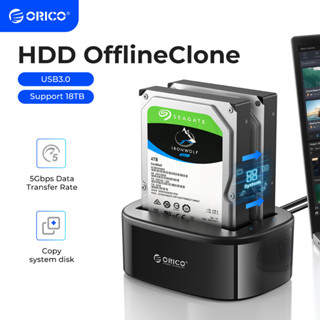 Orico เคส HDD 2.5 3.5 Dual Bay SATA เป็น USB 3.0 24TB สําหรับ Windows Mac OS(6228US3)