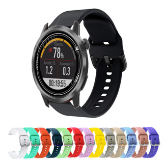 สายนาฬิกาข้อมือซิลิโคน 20 22 มม. สําหรับ Garmin Venu SQ Forerunner 255 245M 265 645 Vivoactive 4 3 245 Venu SQ