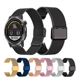 สายนาฬิกาข้อมือสเตนเลส 20 22 มม. อุปกรณ์เสริม สําหรับ Garmin Vivomove HR forerunner Venu Watch