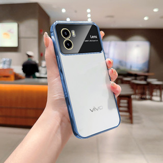 เคสใส สําหรับ Vivo Y15S Y15A Y01 Y10 เลนส์ ฟิล์มป้องกัน เคสโทรศัพท์ นิ่ม แบบใส