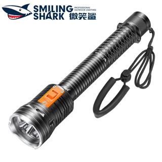 Smilingshark SD7111 ไฟฉาย ไฟฉายดำน้ำ LED ไฟฉายดำน้ำมืออาชีพ IPX8 กันน้ำ Type-C ชาร์จใหม่ได้ใต้น้ำ 40 ม. สำหรับการดำน้ำลึก