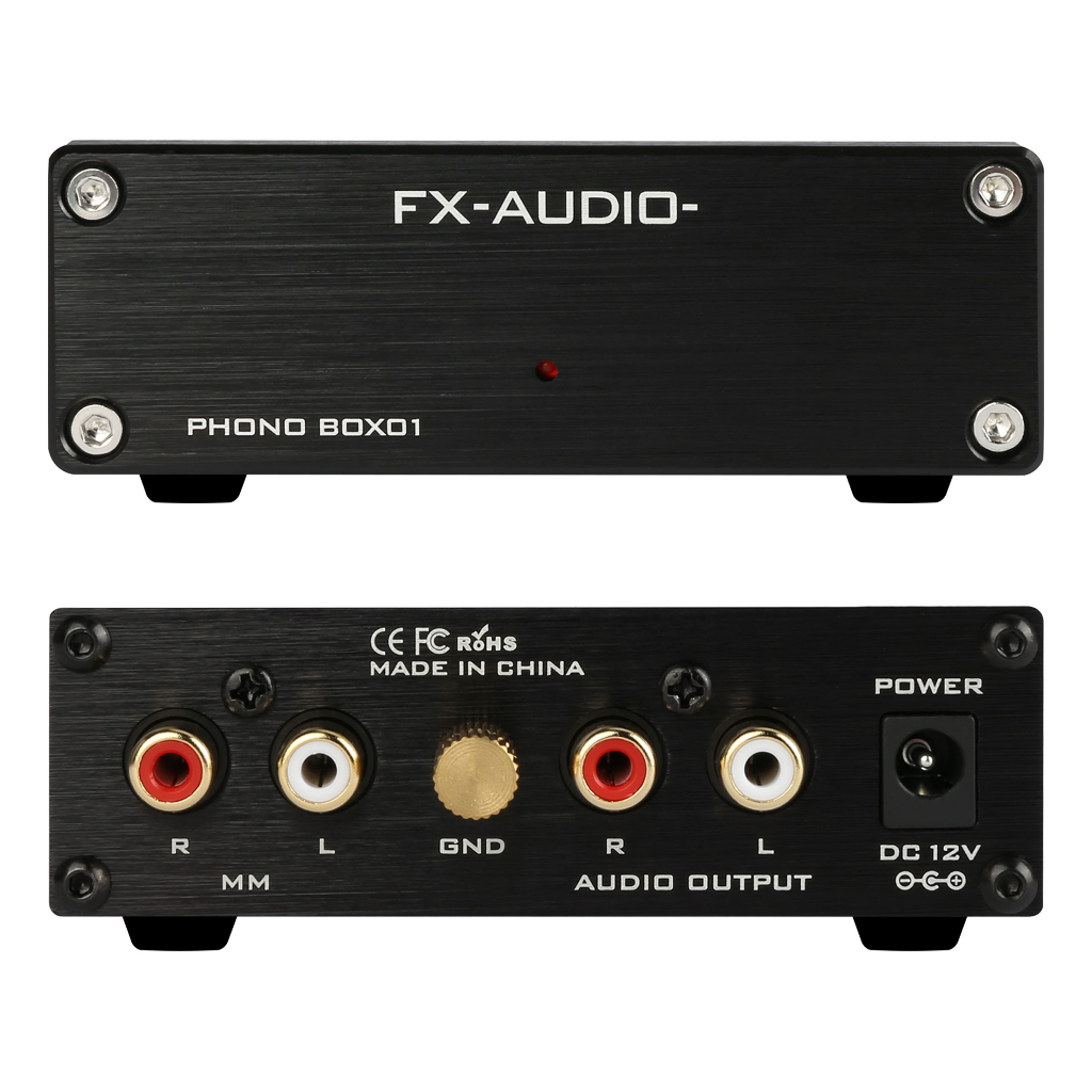 สินค้าล็อตใหม่! FX-AUDIO BOX01 Pre Phono MM nfj & fxaudio fx - audio box 01 lp เครื่องเล่นบันทึกเสีย