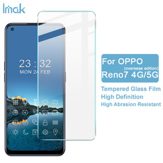 Imak ฟิล์มกระจกนิรภัยกันรอยหน้าจอ แบบใส 9H สําหรับ OPPO Reno 7 4G 5G Overseas Edition / F21 Pro 4G 5G Overseas Edition Screen Protector Film