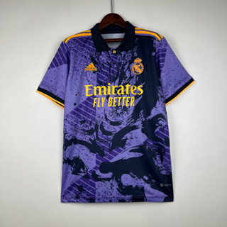 เสื้อกีฬาแขนสั้น ลายทีมฟุตบอล Real Madrid 2023-24 ชุดเหย้า