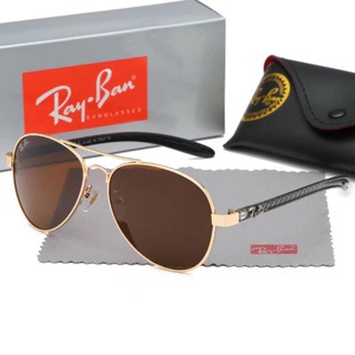 แว่นตากันแดด Ray-Ban โลหะ เข้ากับทุกการแต่งกาย สไตล์เรโทร แฟชั่นสําหรับผู้ชาย และผู้หญิง 2023