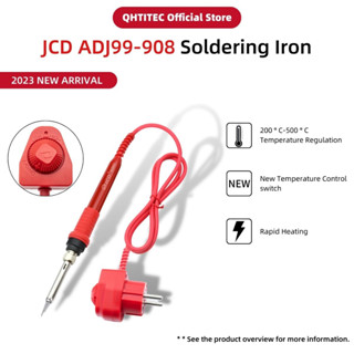 Jcd 2023 ใหม่ หัวแร้งบัดกรี ADJ99-908 60W 110V 220V ควบคุมอุณหภูมิ สําหรับเครื่องมือเชื่อมวงจรรวม BGA SMD