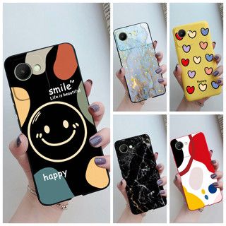 เคสโทรศัพท์มือถือ ซิลิโคนนุ่ม พิมพ์ลาย สีสันสดใส สําหรับ Realme C30 C30S C30 C30S