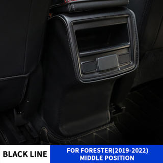 แผ่นรองนั่งด้านหลัง กันเตะ อุปกรณ์เสริม สําหรับ Subaru Forester 2019-2023