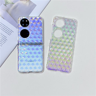 เคสโทรศัพท์มือถือ PC ป้องกัน 3 มิติ สีสันสดใส สําหรับ HuaWei P50