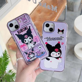 เคสโทรศัพท์มือถือ tpu แบบนิ่ม ลายเอลฟ์ สีม่วง สําหรับ iPhone 12pro 13pro 14 14promax 14pro