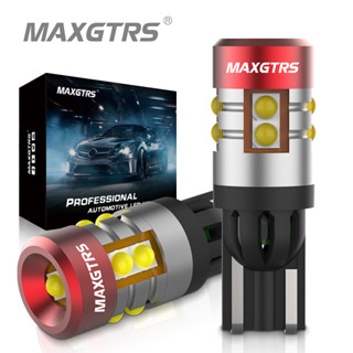 Maxgtrs หลอดไฟ T10 LED W5W 5W 12V 3030 ชิป 194 168 6000K สีขาว สําหรับจอดรถยนต์