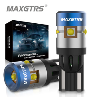 Maxgtrs หลอดไฟ T10 LED W5W 5W 12V 3030 ชิป 194 168 6000K สีขาว สําหรับจอดรถยนต์