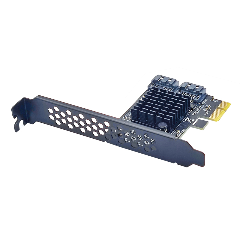 ใหม่ SATA Raid PCI-E การ์ด SATA Raid Controller ASMedia 1061R ชิป PCI Express X1 ถึง 2 พอร์ต SATA3.0