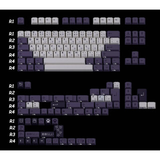 Kbdfans PBTFANS SUBARASHĪ ชุดปุ่มกดคีย์บอร์ด