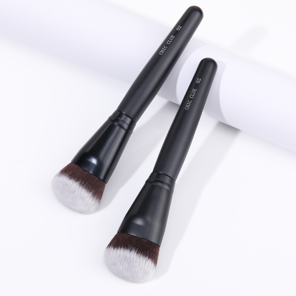 Chic CLUE Premium Synthetic Foundation Brush Blending Kabuki Liquid Foundation แปรงแต่งหน้า DZ14-2