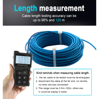 Noyafa NF-8209 Network Cable Tester Intelligent Cable Tracker POE Tester Cable Continuity Checking DC Power and Switch Loop-Back Test PoE Detector