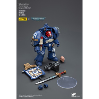 (พร้อมส่ง) ฟิกเกอร์แอกชัน 1/18 By JOYTOY - Ultramarines Terminators Sergeant Bellan (ฟิกเกอร์ของเล่น 4 นิ้ว)