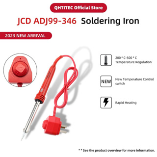 Jcd ADJ99-346 หัวแร้งเชื่อมบัดกรีเหล็ก ปรับอุณหภูมิได้ 60W 110V 220V