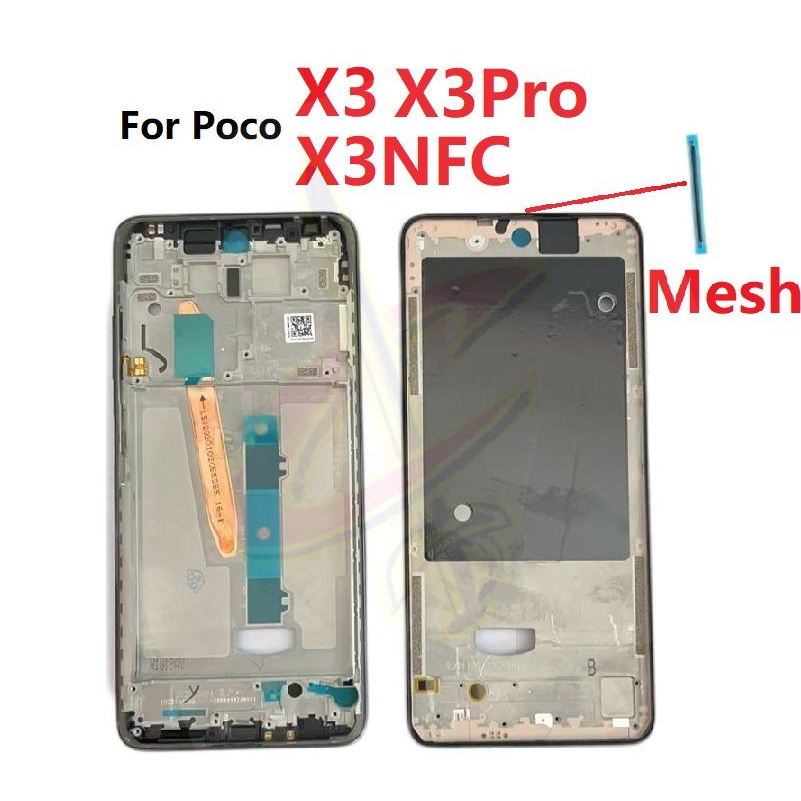 กรอบหน้าจอ LCD(กรอบจอ) สําหรับ Poco X3 Pro NFC