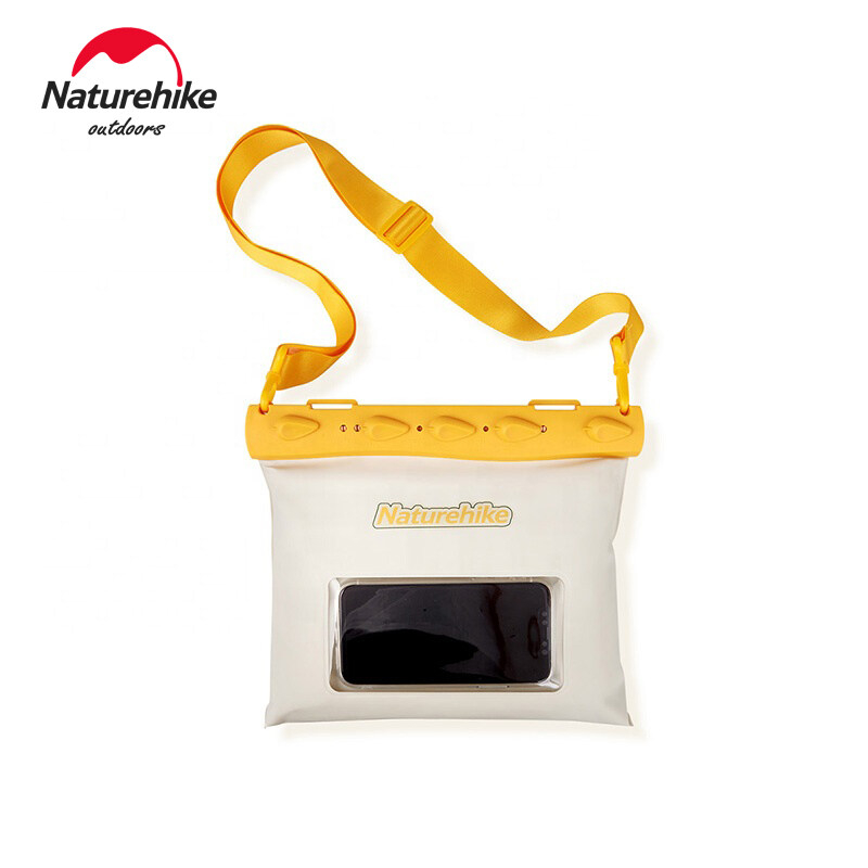 Naturehike โทรศัพท์มือถือกระเป๋าเก็บกันน้ําสัมผัสกระเป๋าแห้งพร้อมสายคล้องไหล่ปรับได้สําหรับว่ายน้ํา