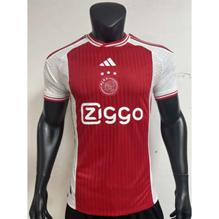 เสื้อกีฬาแขนสั้น ลายทีมชาติฟุตบอล Ajax FC 23-24 ชุดเหย้า