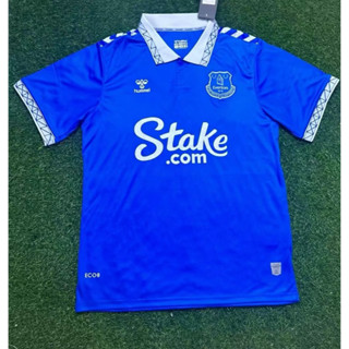 เสื้อกีฬาแขนสั้น ลายทีมชาติฟุตบอล Everton 23-24 ชุดเหย้า