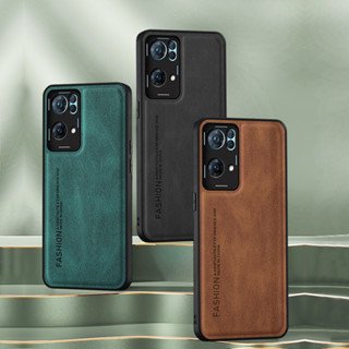 เคสโทรศัพท์มือถือหนังแกะ สําหรับ OPPO Reno 7 Pro 5G