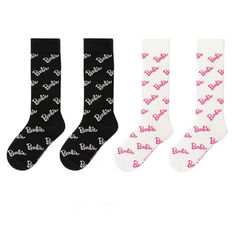 ถุงเท้าข้อยาว ลายการ์ตูน สําหรับผู้หญิง