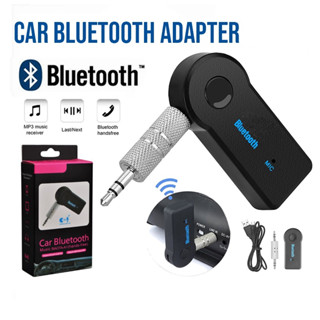 บลูทูธรถยนต์ เครื่องรับบลูทู ธ ในรถยนต์ ธ เครื่องเล่นบลูทู ธ ในรถ Bluetooth Car Music Receiver Hands-free รุ่น BT350 Bluetooth Receiver Car Bluetooth เครื่องรับสัญญาณบลูทูล อะแดปเตอร์รับสัญญาณบลูทูธไร้สาย Hi-fi 3.5 มม. Aux พร้อมไมโครโฟน สําหรับรถยนต์