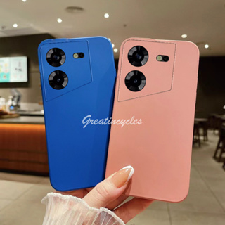 เคสโทรศัพท์มือถือซิลิโคน ป้องกันเลนส์กล้อง สีแคนดี้ สําหรับ Tecno Pova 3 LF7n Pova 4 LG7n Pova 4 Pro LG8n Pova 5 4G LH7n Pro