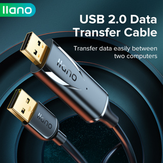 Llano สายเคเบิลถ่ายโอนข้อมูล USB2.0 2 ม. สองทิศทาง สําหรับ PC เป็น PC USB 2.0