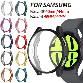 เคส galaxy watch 6 เคสกันรอยหน้าปัดนาฬิกาข้อมืออัจฉริยะ สำหรับ samsung galaxy watch 6 5 40มม 44มม smart watch case