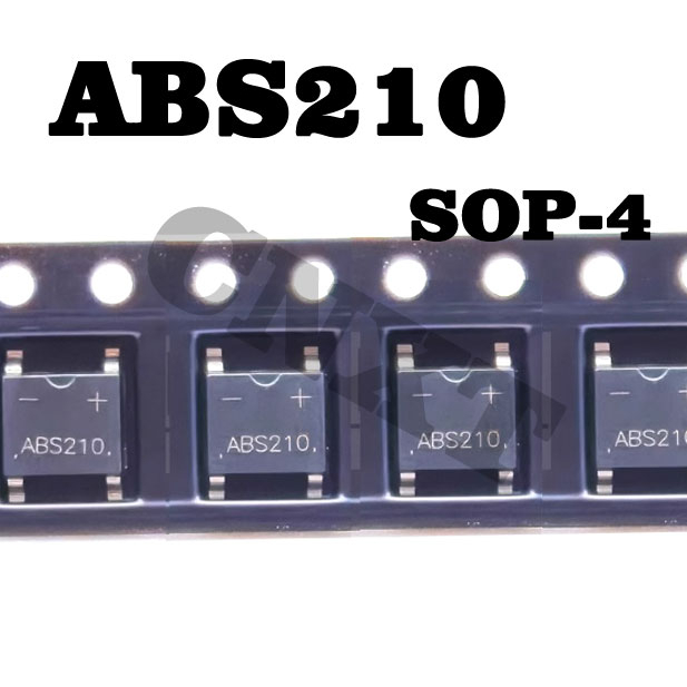 50 ชิ้น ABS210 สะพานซ้อน Rectifier สะพาน 2A 1000V Smd SOP4 แบรนด์ใหม่และเป็นต้นฉบับ