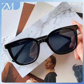 【ZM Glasses】ใหม่ แว่นตากันแดดแฟชั่น สไตล์เกาหลีเรโทร สําหรับผู้ชาย และผู้หญิง แว่นกันแสงสีฟ้า เหมาะกับฤดูร้อน 049