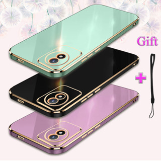 เคสโทรศัพท์มือถือ TPU ขอบตรง สําหรับ VIVO Y02T