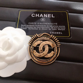 Chanel เข็มกลัดทองแดง ชุบทอง คุณภาพสูง สไตล์ใหม่ สําหรับผู้หญิง103372