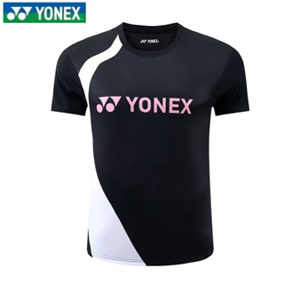 ใหม่ Yonex เสื้อกีฬาแบดมินตัน แขนสั้น ระบายอากาศ แห้งเร็ว สไตล์เกาหลี แฟชั่นฤดูร้อน สําหรับเด็กผู้ชาย และผู้หญิง 2023