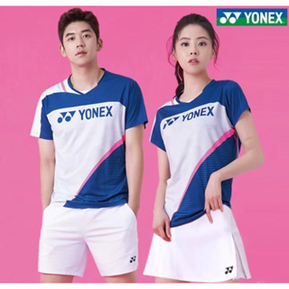 เสื้อกีฬาแบดมินตัน แขนสั้น ลายทีม New Yonex แบบแห้งเร็ว แฟชั่นฤดูร้อน สําหรับเด็กผู้ชาย และเด็กผู้หญิง