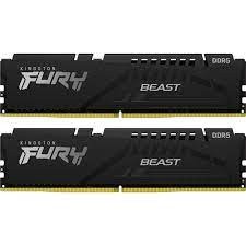 【ในสต็อก】KINGSTON DDR5 16G 32G 6000MHZ (KF560C40BBK2-32)32GB (16GBx2) DDR5 6000MHz RAM (หน่วยความจำ) KINGSTON FURY BEAST DDR5 (BLACK)