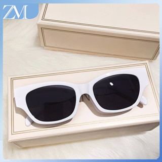 【ZM Glasses】หน้าใหญ่ดูผอม แว่นกันแดดผู้หญิง ปาร์ตี้สังสรรค์ สิ่งประดิษฐ์ดิสโก้ แว่นกันแดดผู้ชาย ป้องกันรังสียูวี แว่นกันแดด 146