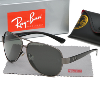 แว่นตากันแดด Ray-Ban โลหะ เข้ากับทุกการแต่งกาย สไตล์เรโทร แฟชั่นสําหรับผู้ชาย และผู้หญิง 2023