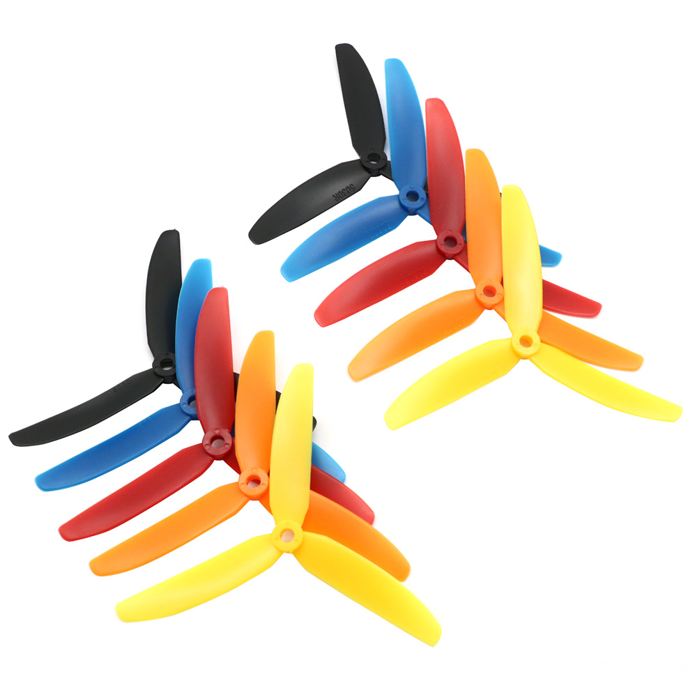 4 ชิ้น/ล็อต 5030 ใบพัด 3 ใบมีด Props CW CCW (ABS) สําหรับเครื่องบิน RC